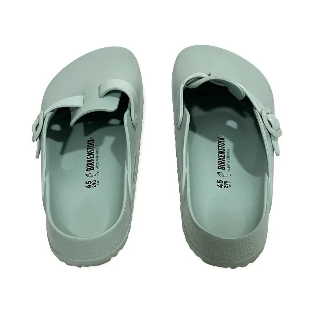 Birkenstock Boston EVA Clogs Mens Size 12 EU 45 Surf Green Water Friendly